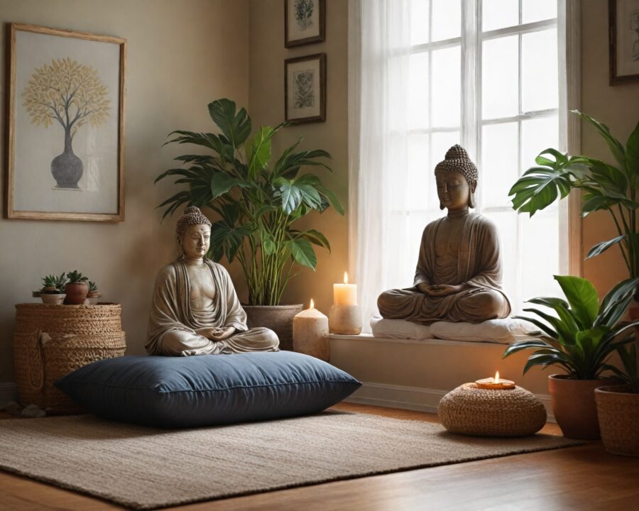 Cómo crear un rincón de mindfulness en casa sin gastar mucho