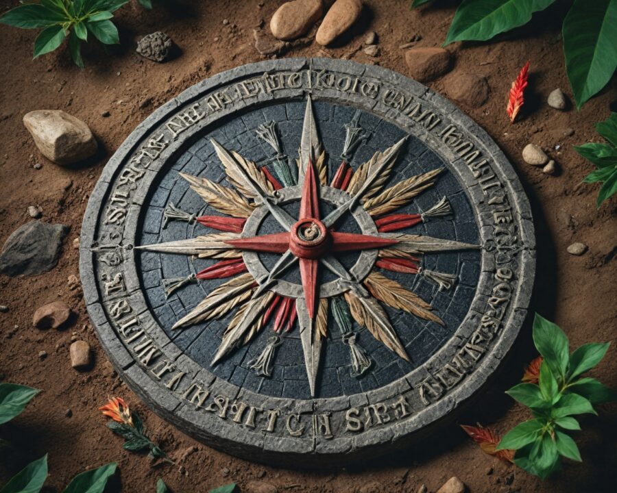 el significado espiritual de los cuatro rumbos en la cosmovisión mesoamericana