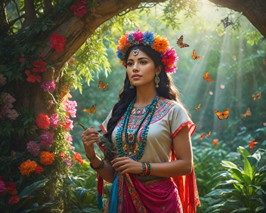 Xochiquetzal: diosa del amor, las flores y la fertilidad
